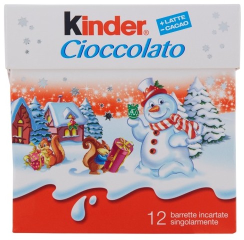 FERRERO KINDER CIOCC.CUBO T12 NATALE