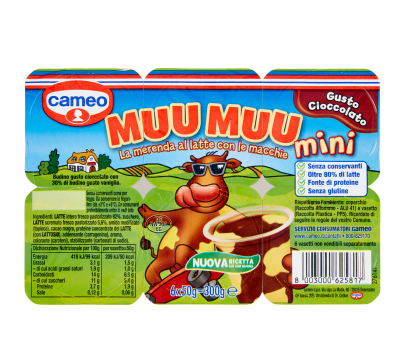 CAMEO MUU MUU MINI CIOCCOLATO 6 X 50 G