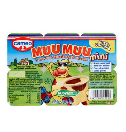 CAMEO MUU MUU MINI VANIGLIA 6 X 50 G