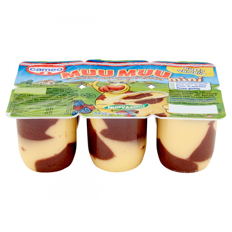 CAMEO MUU MUU MINI VANIGLIA 6 X 50 G