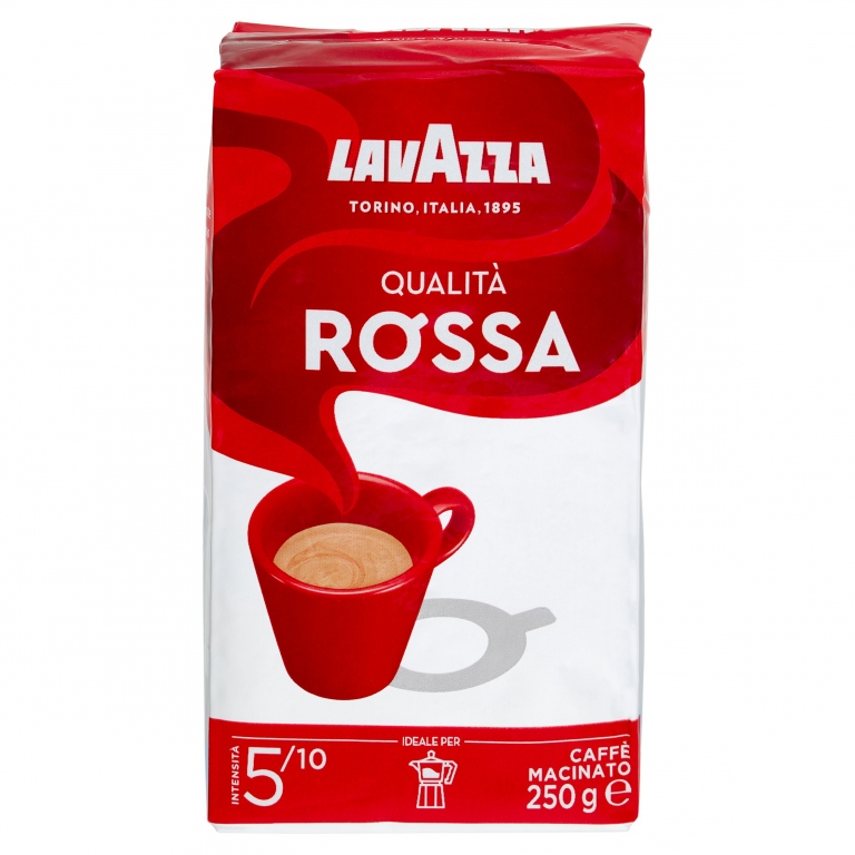 CAFFE' LAVAZZA Q.ROSSA GR.250 SINGOLO