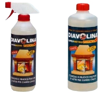 DIAVOLINA SUPERVETRO SPRAY+RICARICA ML.500+500