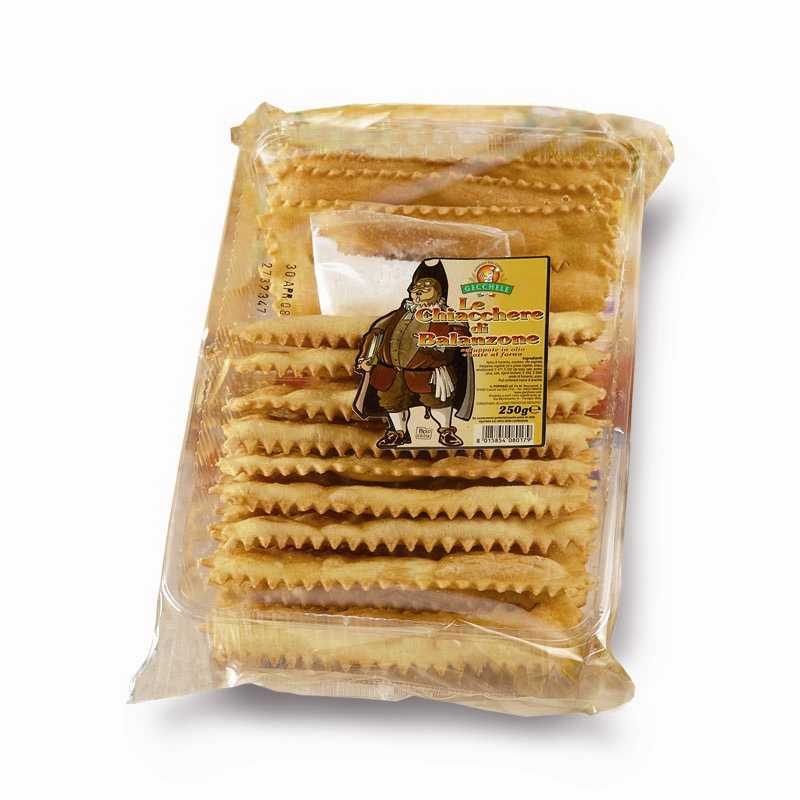 GECCHELE CHIACCHIERE DI BALANZONE 250 G