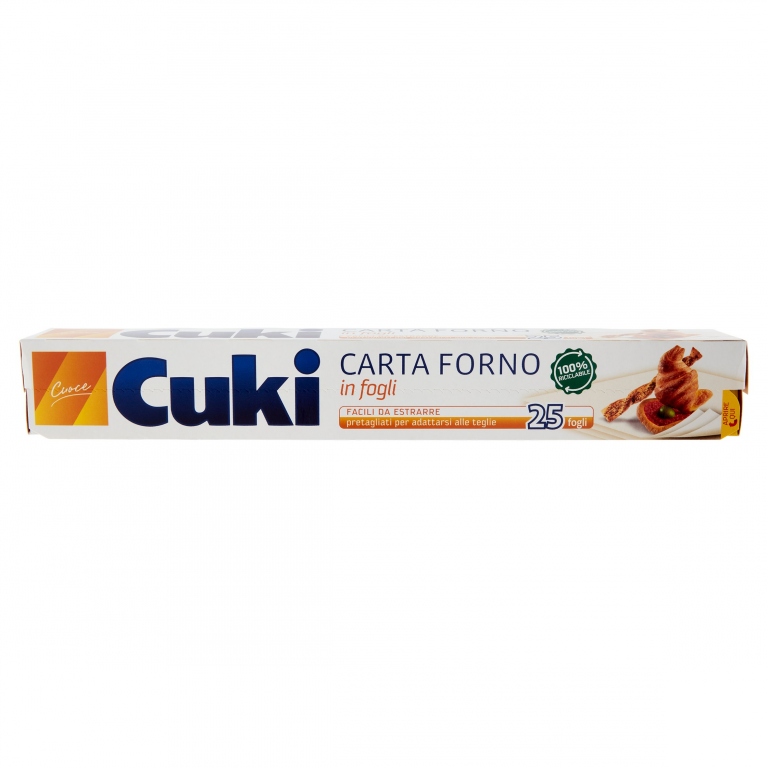CUKI CUOCE CARTA FORNO IN FOGLI (25 FOGLI)