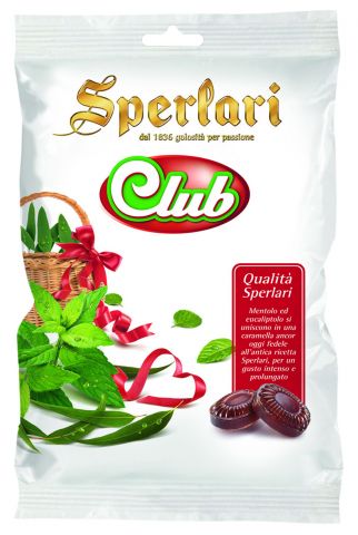 SPERLARI CLUB CARAMELLE DURE AL MENTOLO ED EUCALIPTO 200 G