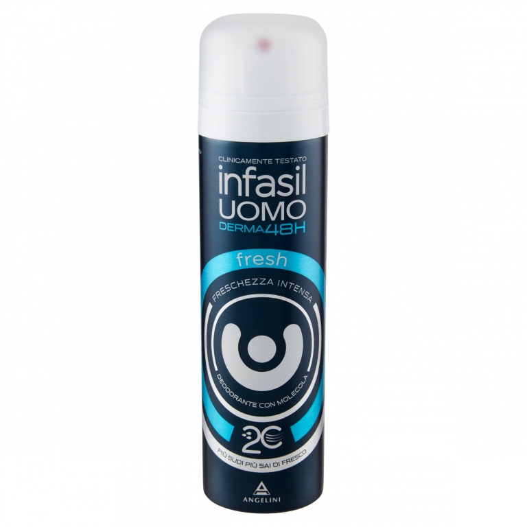 INFASIL UOMO DERMA48H DEODORANTE SPRAY FRESH 150 ML