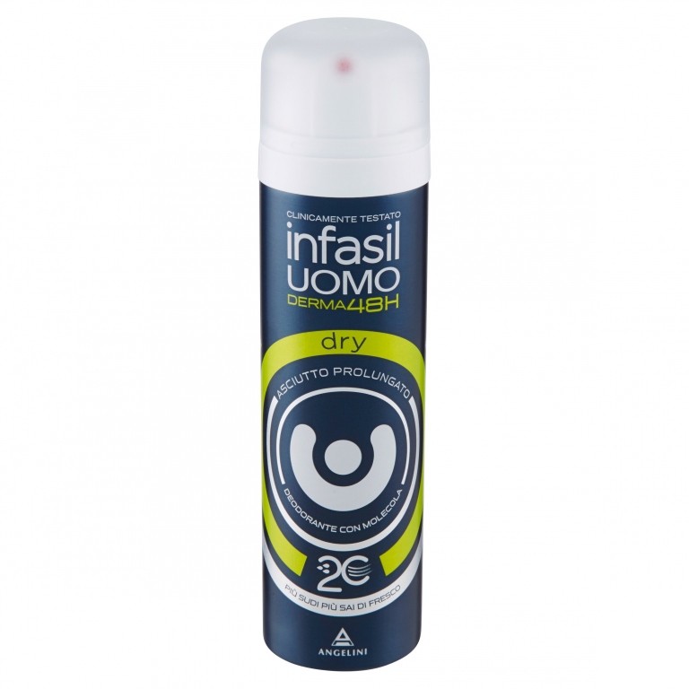 INFASIL UOMO DERMA48H DEODORANTE SPRAY DRY 150 ML
