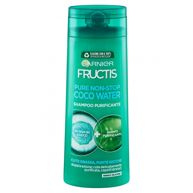 GARNIER FRUCTIS COCONUT WATER - SHAMPOO FORTIFICANTE PER CAPELLI NORMALI - 250 ML