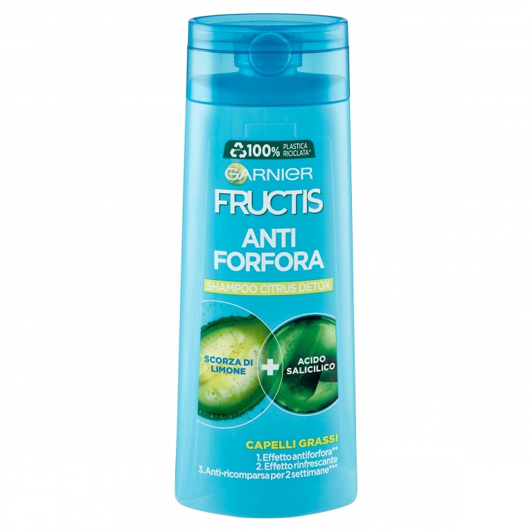 GARNIER FRUCTIS ANTIFORFORA CITRUS DETOX - SHAMPOO ANTIFORFORA PER CAPELLI GRASSI - 250 ML