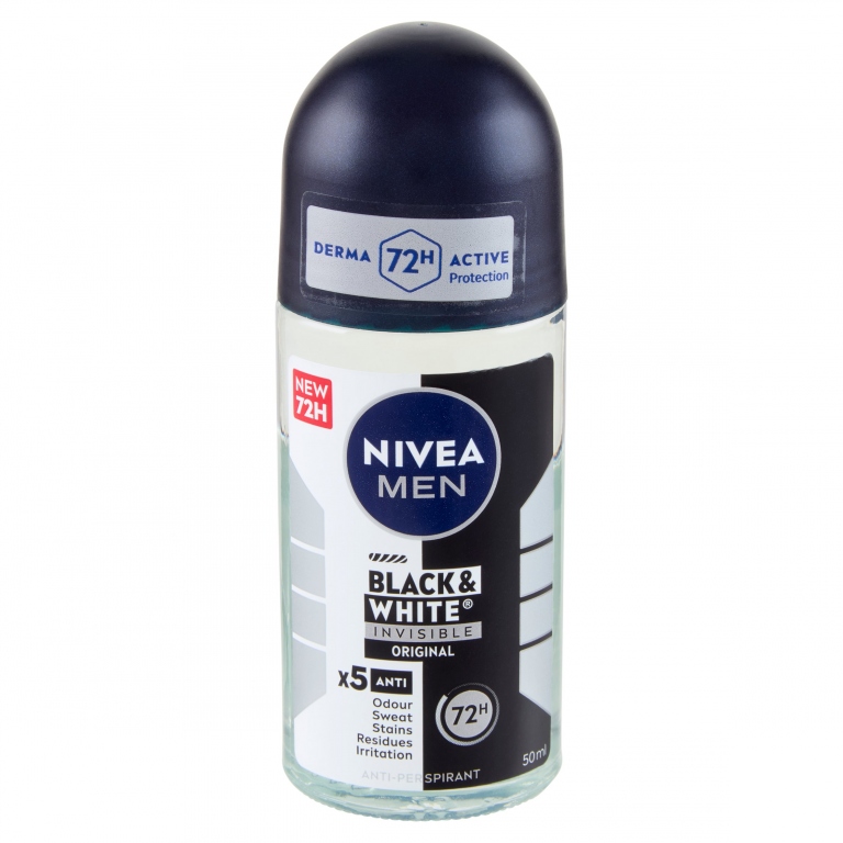 NIVEA MEN ANTI-PERSPIRANT BLACK&WHITE INVISIBLE ORIGINAL 50 ML