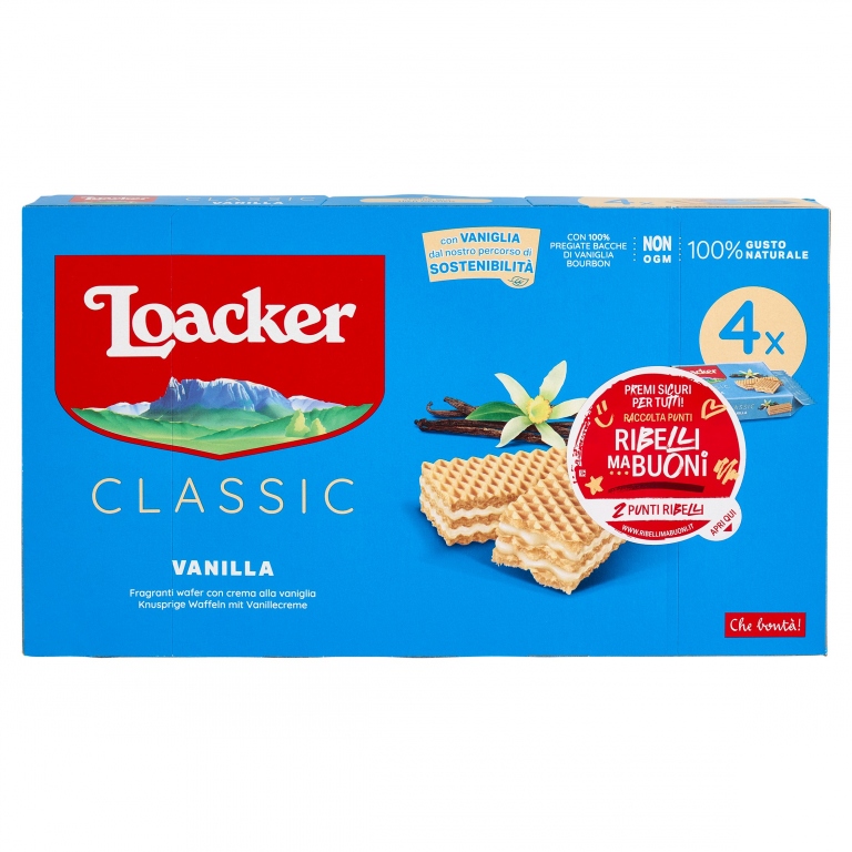 LOACKER CLASSIC VANILLE 4 X 45 G