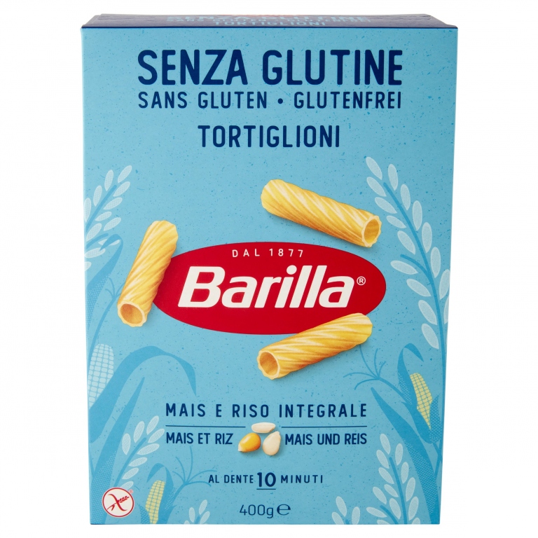 BARILLA TORTIGLIONI SENZA GLUTINE 500G