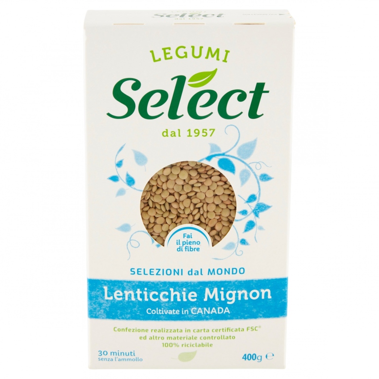 SELECT I LEGUMI LENTICCHIE MIGNON 400 G