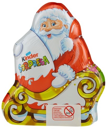 KINDER SORPRESA FIGURA CAVA BABBO NATALE 75 G
