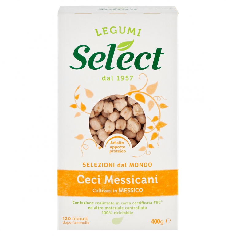 SELECT I LEGUMI CECI MESSICANI 400 G
