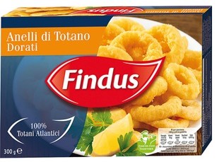 CAPITAN FINDUS ANELLI DI TOTANO PASTELLATI 300 G