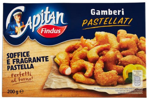 CAPITAN FINDUS GAMBERI PASTELLATI 200 G