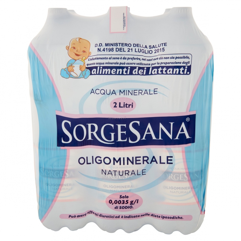 SORGESANA NATURALE 6 X 2 LITRI