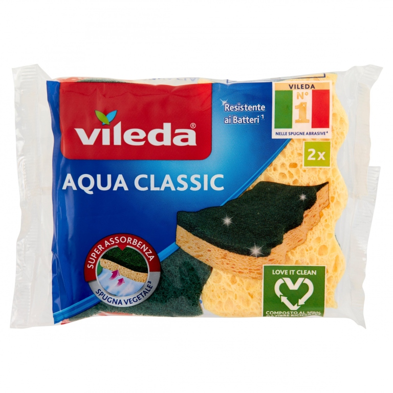 VILEDA ABRASIVO AQUA CLASSIC 2 PZ