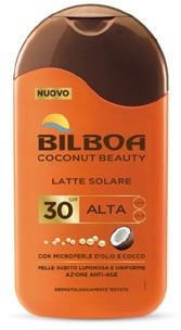 BILBOA COCONUT BEAUTY LATTE SOLARE SPF 30 ALTA 200 ML