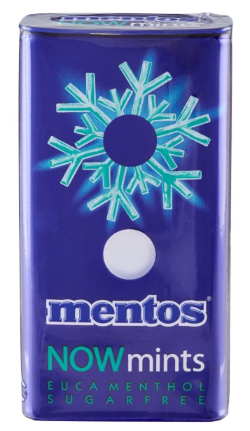 MENTOS NOW MINTS EUC/MENT X12