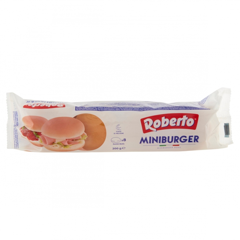 ROBERTO MINI BURGER 8 PANINI 200G