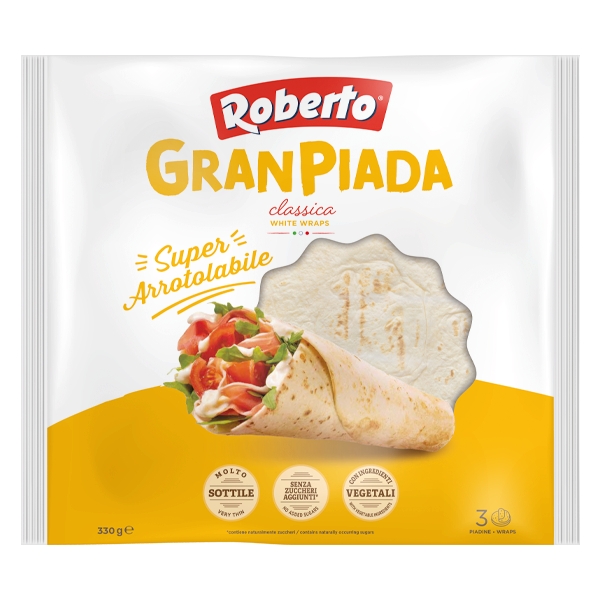 ROBERTO GRANPIADA CLASSICA 3 PIADINE 330 G