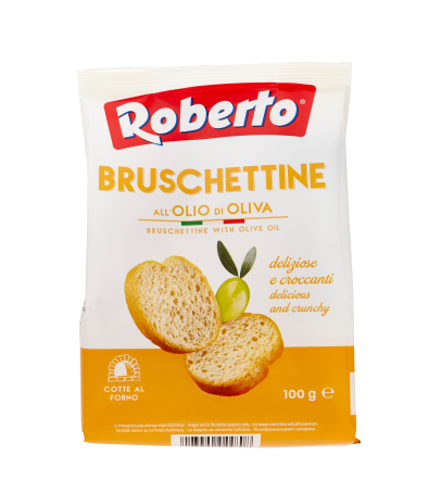 ROBERTO BRUSCHETTINE ALL'OLIO EXTRAVERGINE D'OLIVA 100 G