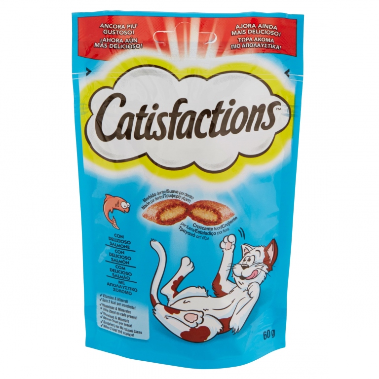 CATISFACTIONS CON DELIZIOSO SALMONE 60 G