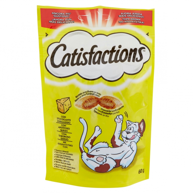 CATISFACTIONS CON STUZZICANTE FORMAGGIO 60 G