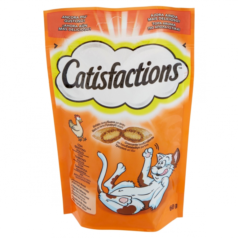 CATISFACTIONS CON GUSTOSO POLLO 60 G