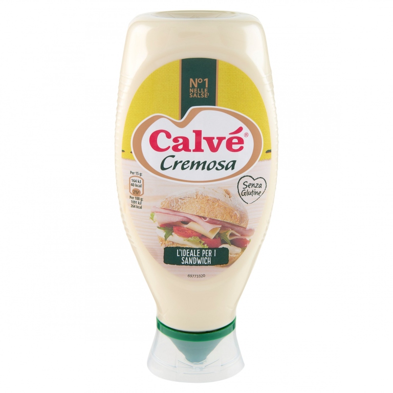 MAIONESE CALVE'CREMOSA TOP DOWN ML.750