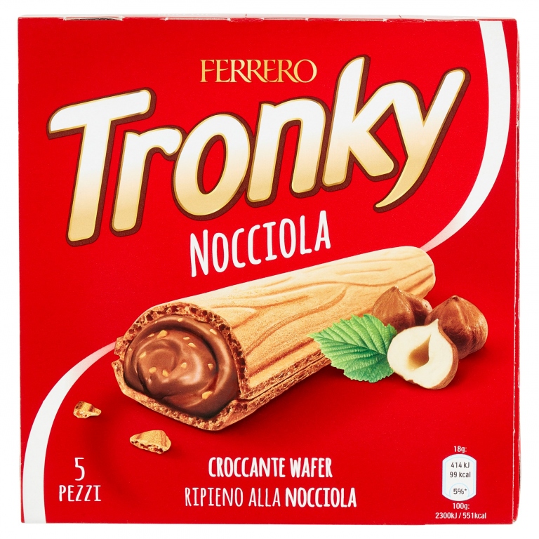 FERRERO TRONKY NOCCIOLA 5 X 18 G