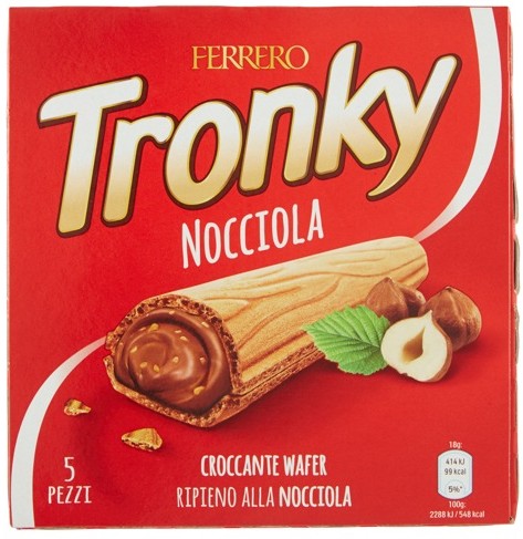FERRERO TRONKY NOCCIOLA 5 X 18 G