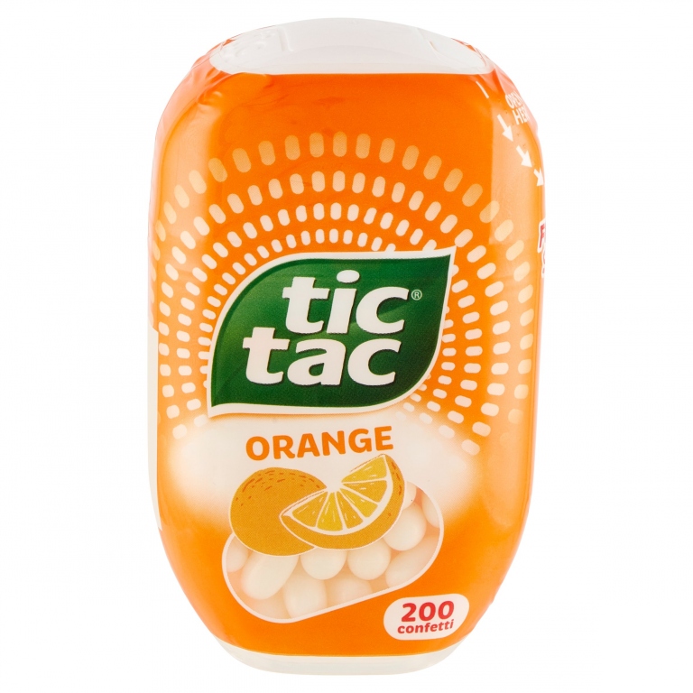 TIC TAC ORANGE 200 CONFETTI 98 G