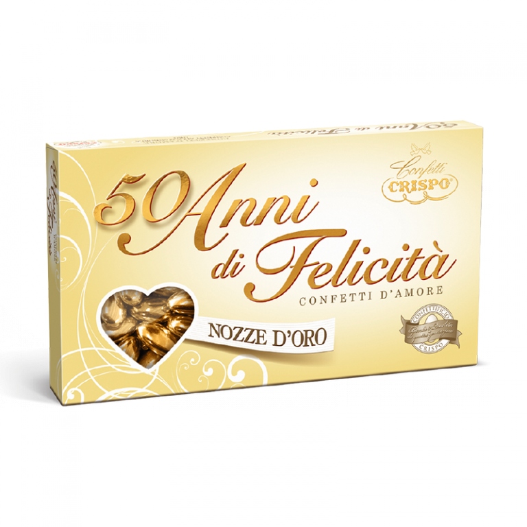 CONFETTI CRISPO COLOR ORO GR.500