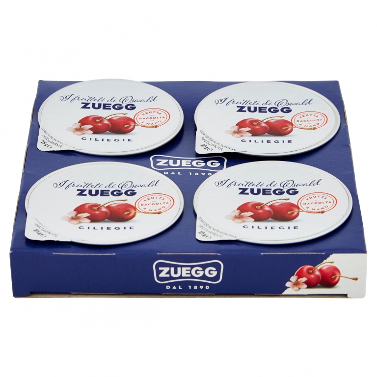 ZUEGG I FRUTTETI DI OSWALD ZUEGG CILIEGIE 4 X 25 G