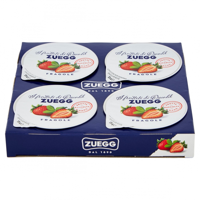 ZUEGG I FRUTTETI DI OSWALD ZUEGG FRAGOLE 4 X 25 G
