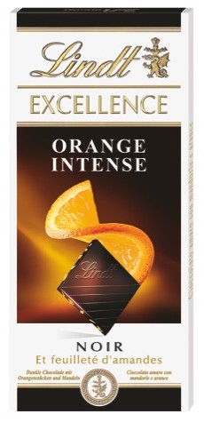 LINDT EXCELLENCE ORANGE INTENSE FONDENTE 100 G