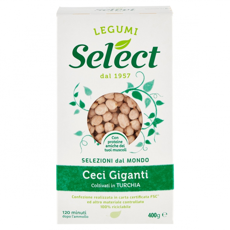 SELECT I LEGUMI CECI GIGANTI 400 G