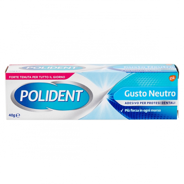POLIDENT GUSTO NEUTRO ADESIVO PER PROTESI DENTALI 40 G