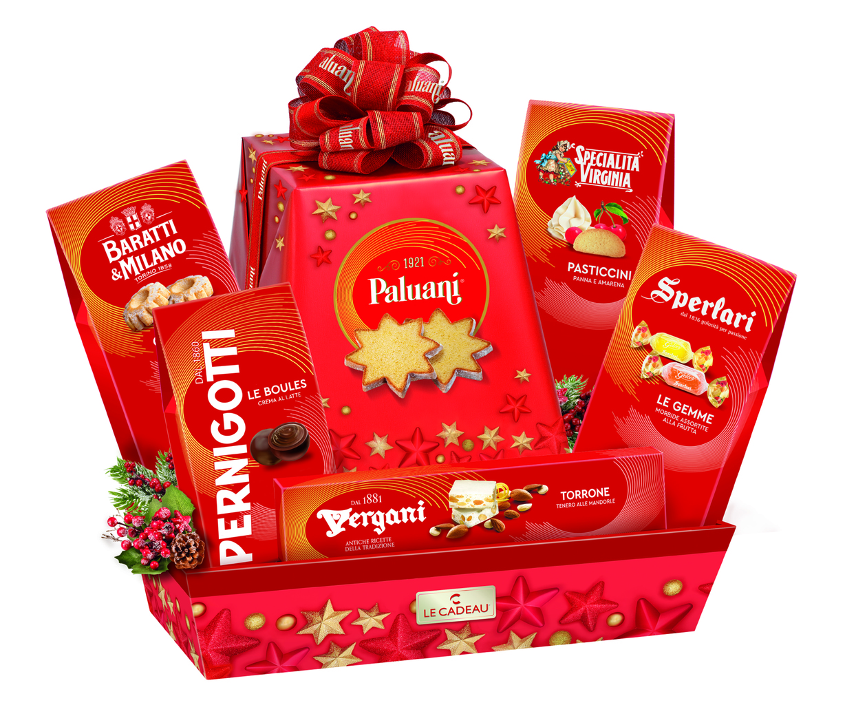 CESTO LE CADEAU AGRIFOGLIO X7 PZ
