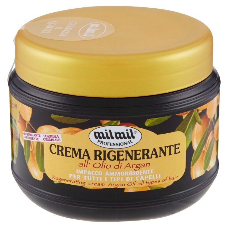 MILMIL PROFESSIONAL CREMA RIGENERANTE ALL'OLIO DI ARGAN 500 ML