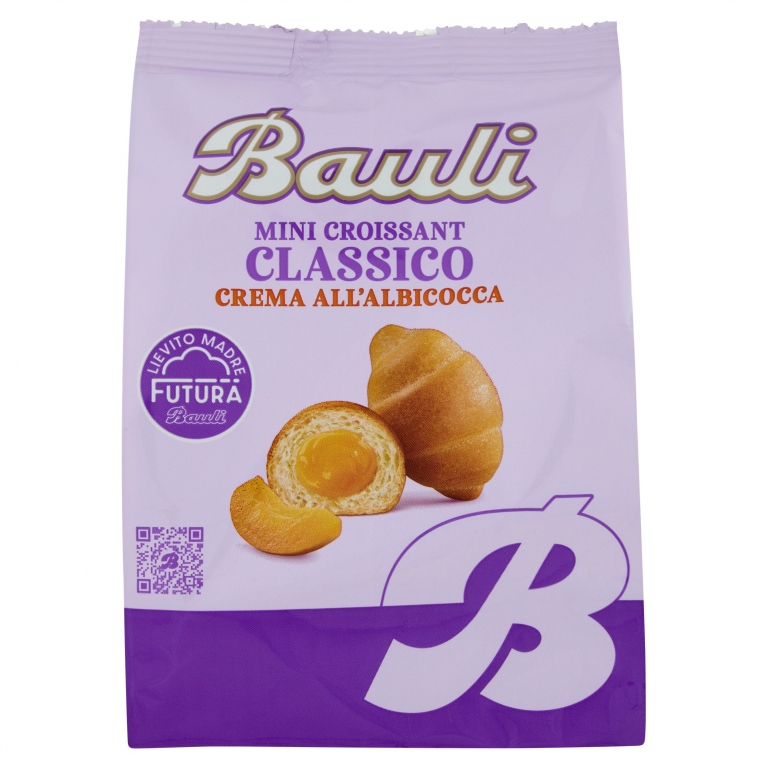 BAULI MINI CROISSANT EXTRA GOLOSI ALBICOCCA 75 G