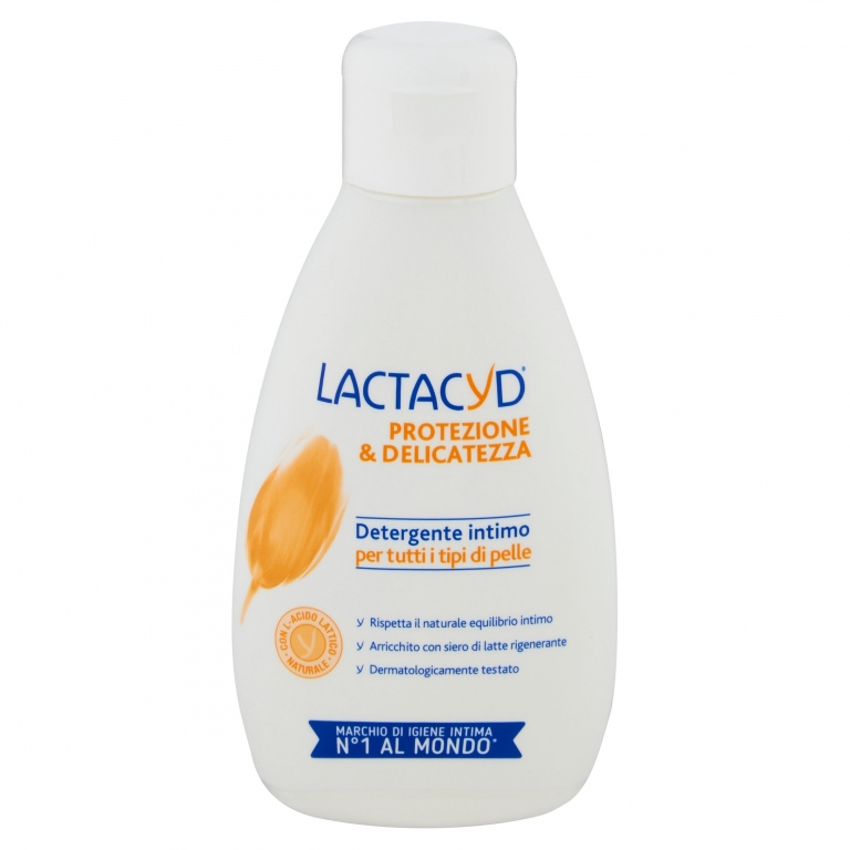 LACTACYD PROTEZIONE & DELICATEZZA DETERGENTE INTIMO PER TUTTI I TIPI DI PELLE 200 ML