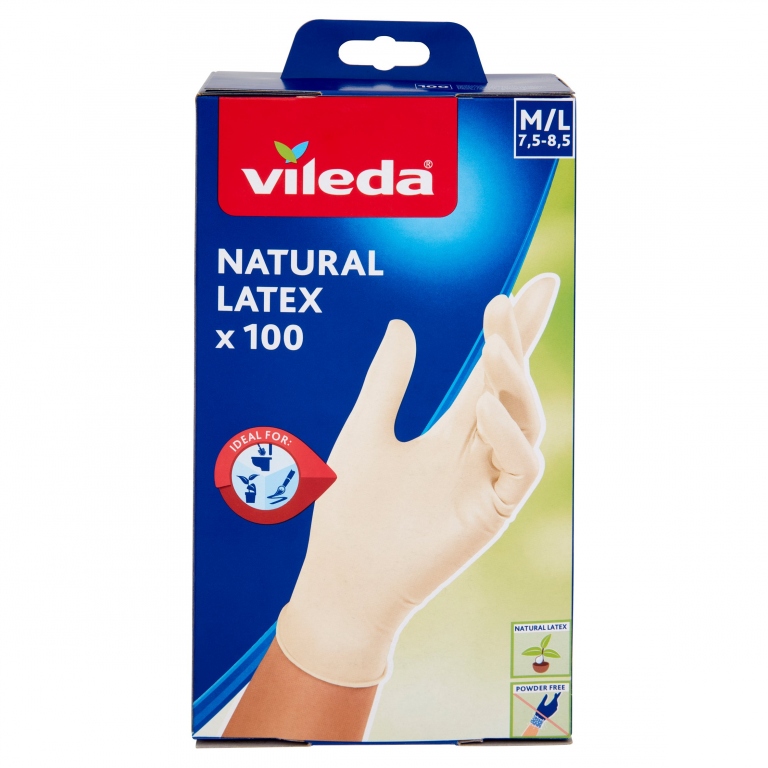 VILEDA GUANTI MULTI LATEX 7,5-8,5M/L 100 PZ