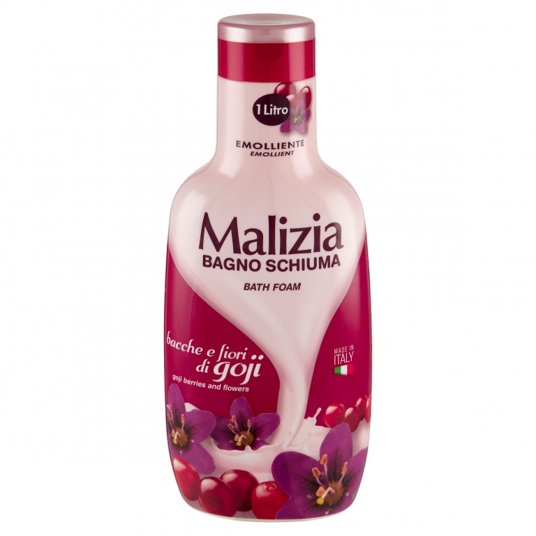 MALIZIA BAGNO SCHIUMA BACCHE E FIORI DI GOJI 1000 ML