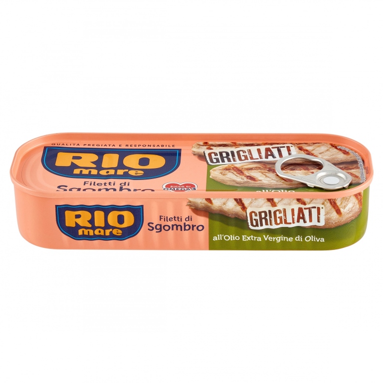 RIO MARE FILETTI DI SGOMBRO GRIGLIATI ALL'OLIO EXTRA VERGINE DI OLIVA 120 G