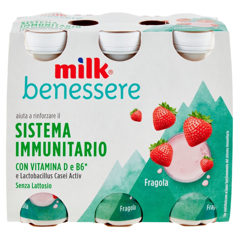 MILK SISTEMA IMMUNITARIO FRAGOLA 6 X 100 G