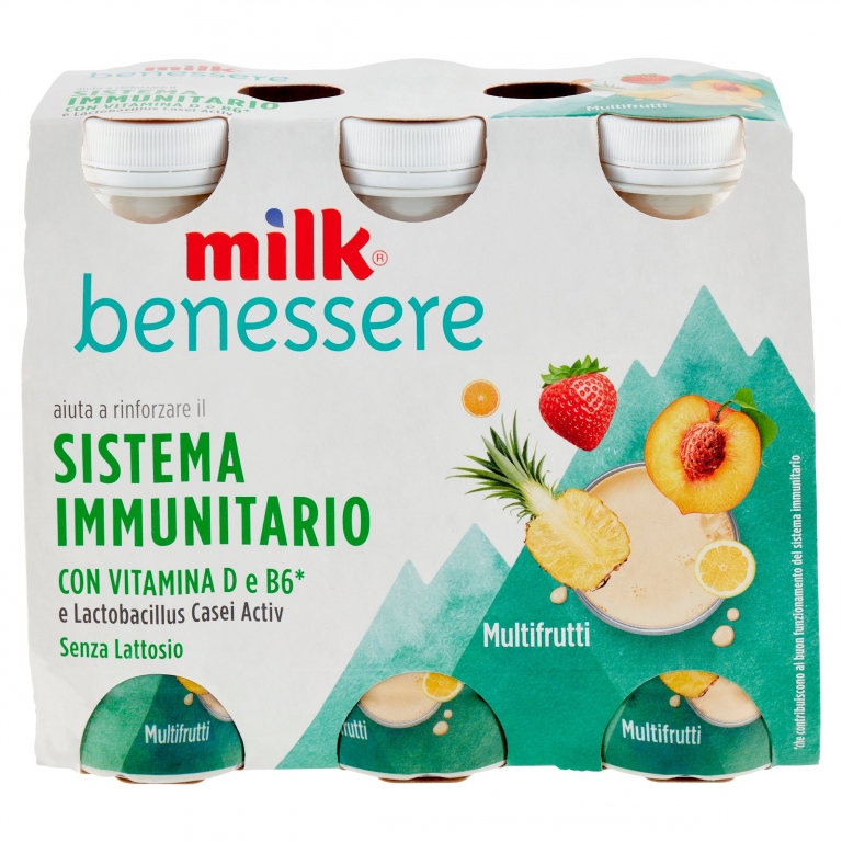 MILK SISTEMA IMMUNITARIO MULTIFRUTTI 6 X 100 G